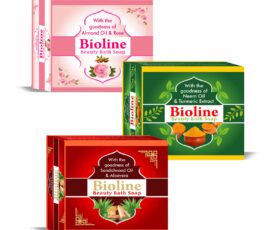 Bioline Beauty Bath Soap Gift Set, 9 Soaps in 3 Scents